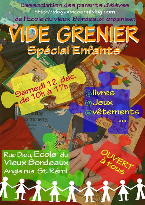 Affiche pour un vide grenier